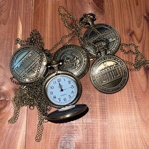 Trump 45th President Flip Quartz Pocket Watch, MAGA, USA,  price is for 1 ONE